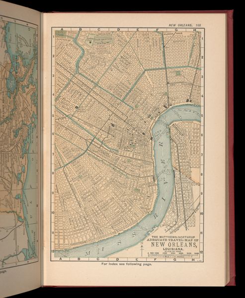The Matthews-Northrup adequate travel-map of New Orleans, Louisiana