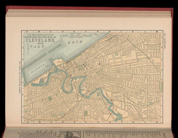 The Matthews-Northrup adequate travel map of Cleveland, Ohio