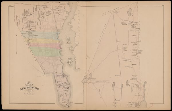 Map of the City of New Bedford, Mass