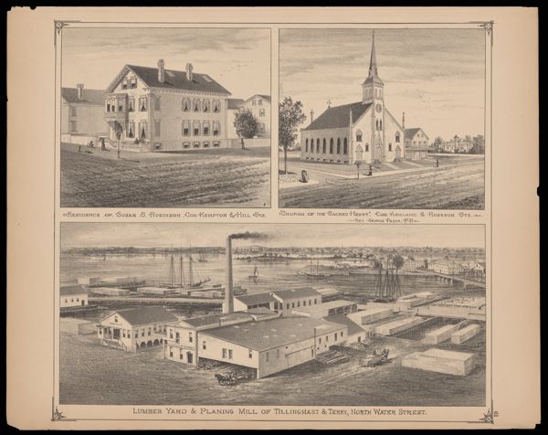 Residence of Susan S. Robinson. Cor. Kempton 7 Hill Sts. / 