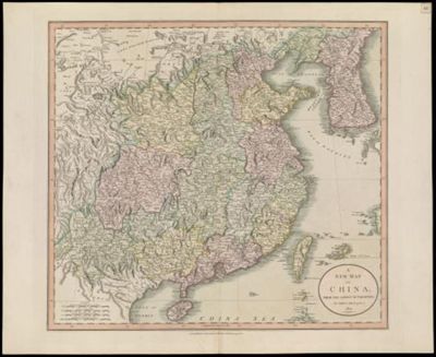A New Map of China, from the latest Authorities, By John Cary, Engraver 1801