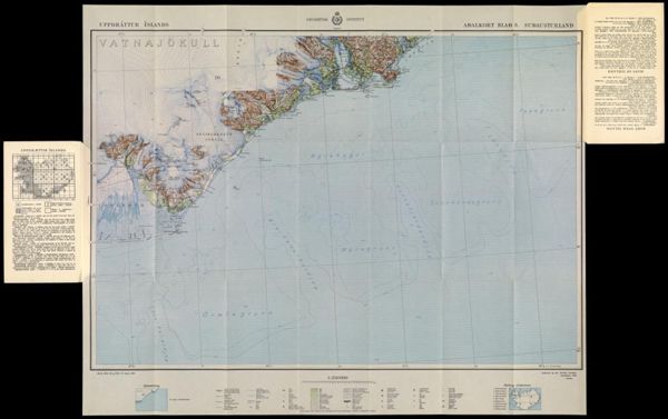 Uppdráttur Íslands: Aðalkort Bl.9, Suðausturland
