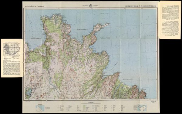 Uppdráttur Íslands: Aðalkort Bl.7, Norðausturland