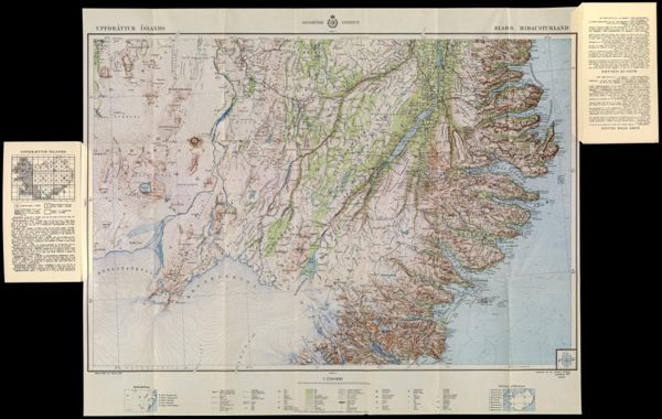 Uppdráttur Íslands: Aðalkort Bl.8, Miðausturland