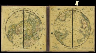 White's plane spherical globe