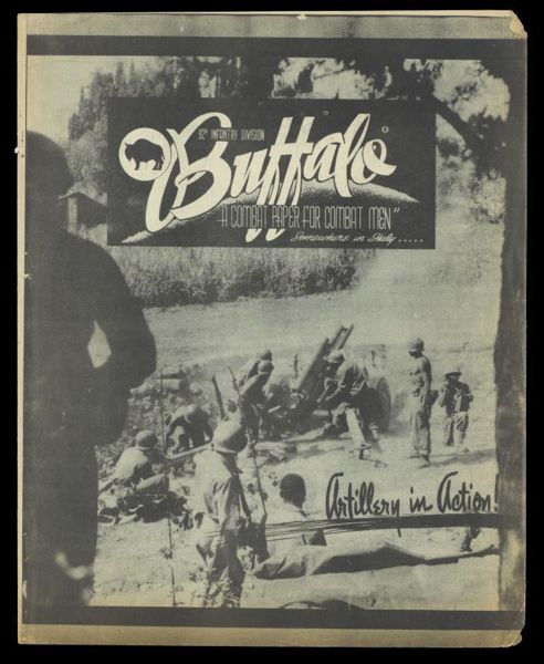 The Buffalo 92nd Infantry Division : a combat paper for combat men. v. 5 (no.18), March 19, 1945. [Front cover]
