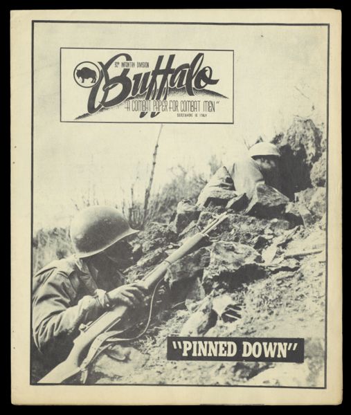 The Buffalo 92nd Infantry Division : a combat paper for combat men. v. 5 (no.15), February 26, 1945. [Front cover]