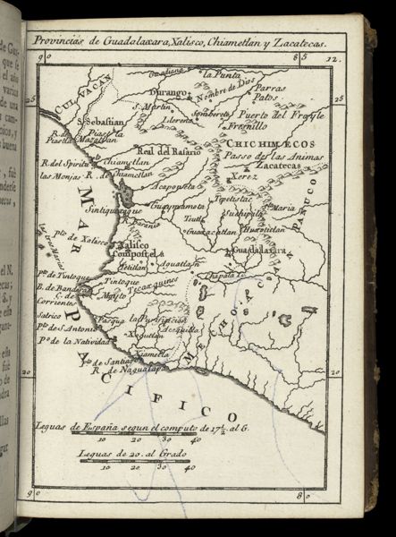Provincias de Guadalaxara, Xalisco, Chiametlan y Zacatecas.