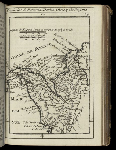 Provincias de Panama, Darien, Choco, y Carthagena