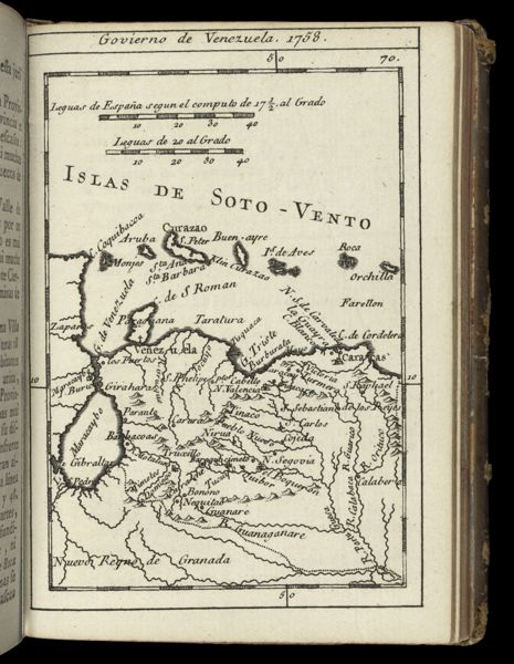 Govierno de Venezuela. 1758.