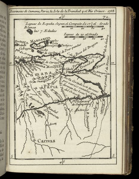 Provincias de Cumana, Paria, la Isla de la Trinidad, y el Rio Orinco. 1758.
