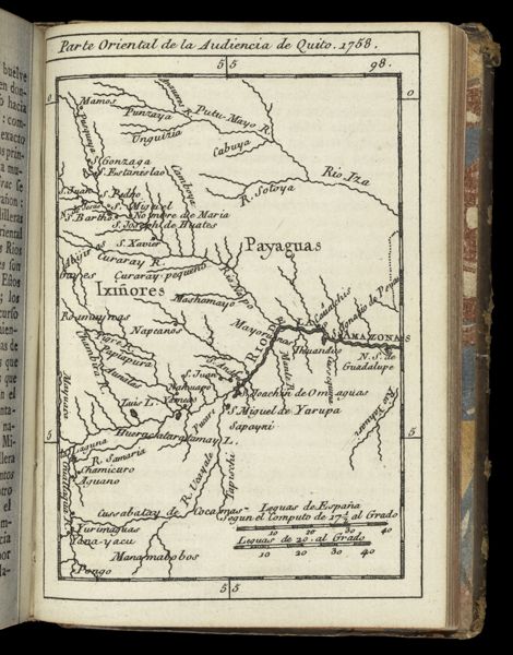 Parte Oriental de la Audiencia de Quito. 1758.