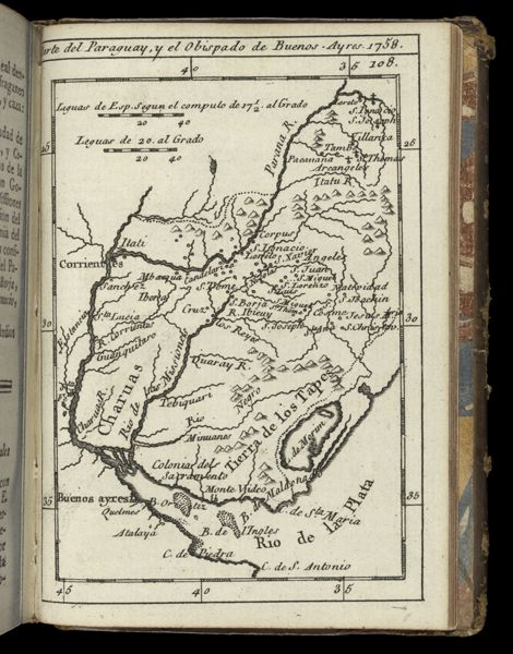 Carte de Paraguay, y el Obispado de Buenos-Ayres. 1758.