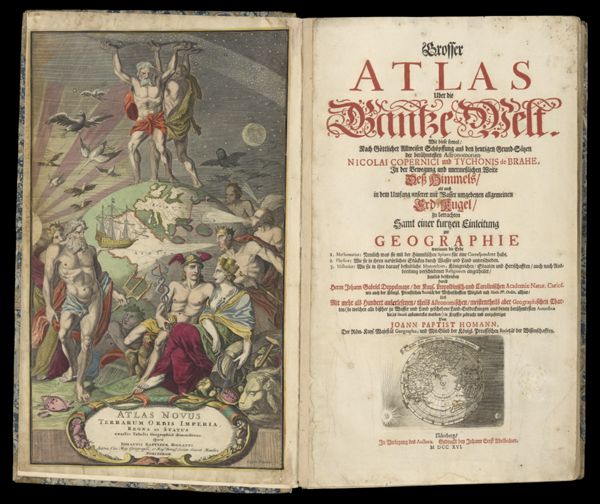 Grosser Atlas über die Gantze Welt. [Title page]