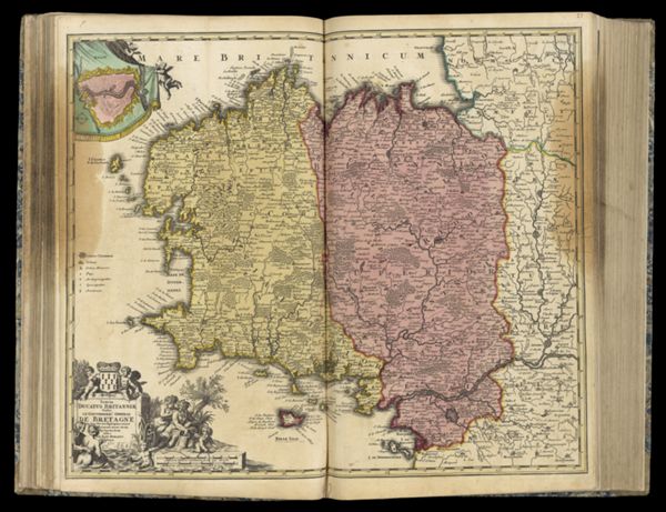 Tabula Ducatus Britanniæ Gallis le Gouvernem. General de Bretagne [...]