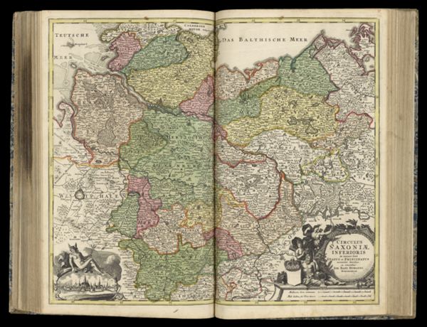 Circulus Saxoniæ Inferioris in omnes sous Status et Principatus accurate divifus