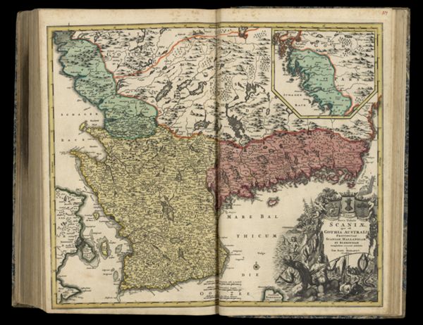 Nova Tabula Scaniæ, quæ est Gothia Australis Provincias Scaniam, Hallandiam, et Blekinglam