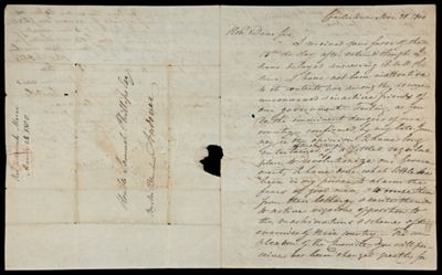 [Letter of Jedediah Morse to Samuel Phillips, March 28. 1800]