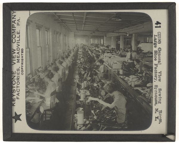 General View Sewing Room, Large Shoe Factory, Syracuse, N. Y.