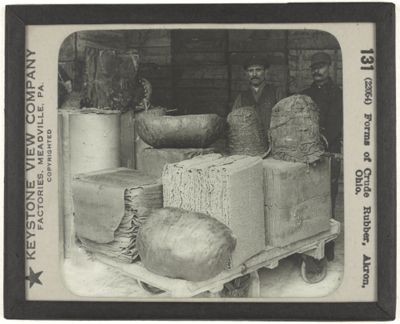 Forms of Crude Rubber, Akron, Ohio.