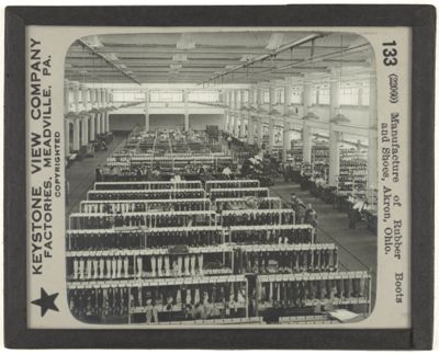 Manufacture of Rubber Boots and Shoes, Akron, Ohio.