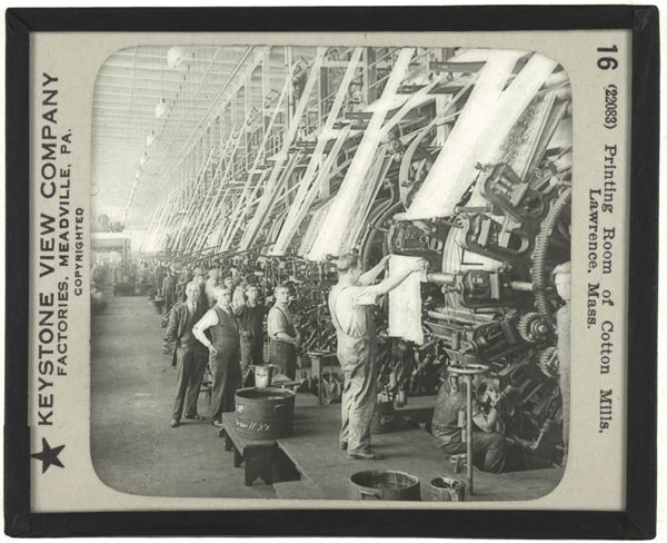 Printing Room of Cotton Mills, Lawrence, Mass.