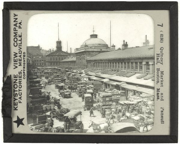 Quincey Market and Faneuil Hall, Boston, Mass.