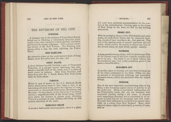 City of New York. Environs.