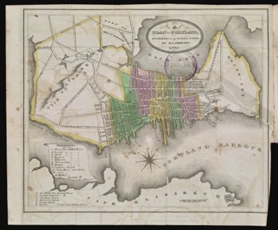 The Portland directory  containing the names of the inhabitants, their occupations, places of business, and dwelling houses, and the city register, with lists of the streets, courts and wharves.
