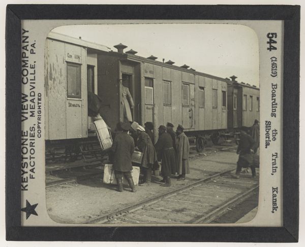 Boarding the Train, Kansk Siberia.