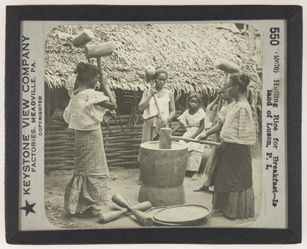 Hulling Rice for Breakfast—Island of Luzon, P. I.