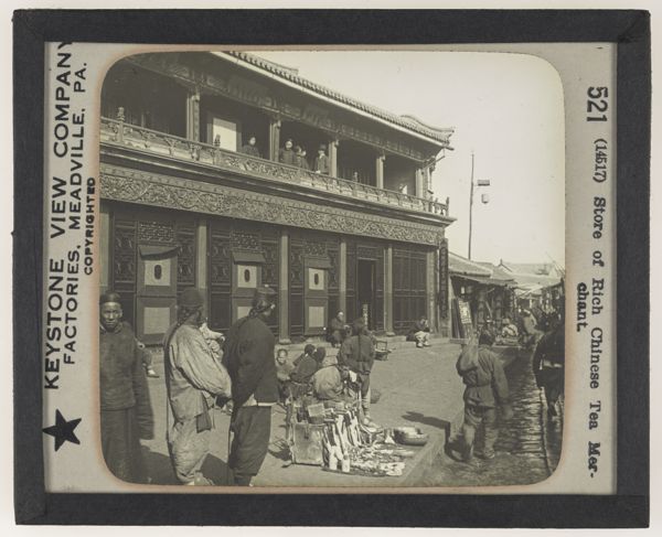 Store of Rich Chinese Tea Merchant.
