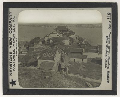 Yangste River, Showing Hankow from Wuchan, China.