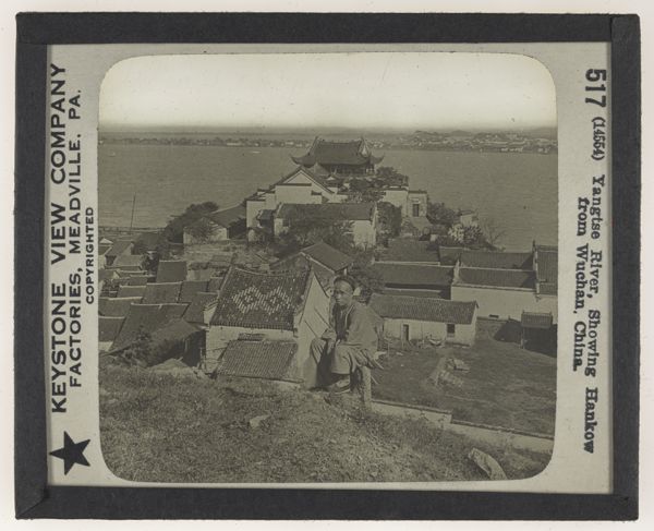 Yangste River, Showing Hankow from Wuchan, China.