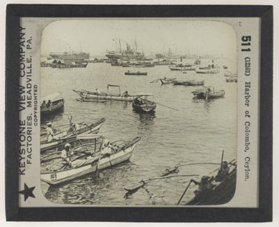 Harbor of Colombo, Ceylon.