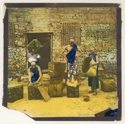 [Weaving baskets]