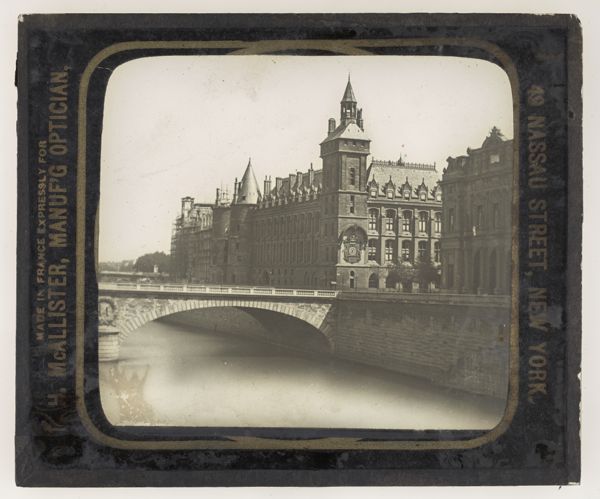 [Bridge next to building]