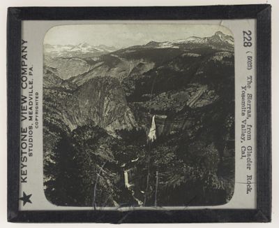 The Sierras, from Glacier Rock. Yosemite Valley, Cal.