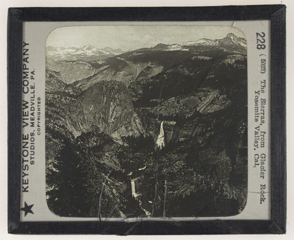 The Sierras, from Glacier Rock. Yosemite Valley, Cal.