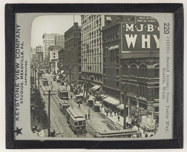 Second Avenue from Yesler Way, Seattle, Wash.