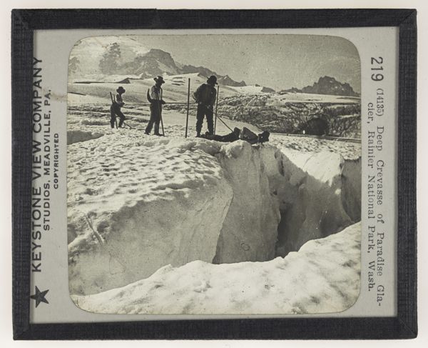 Deep Crevasse of Paradise Glacier, Rainier National Park, Wash.