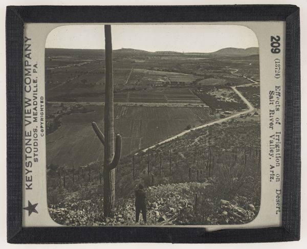 Effects of Irrigation on Desert. Salt River Valley, Ariz.
