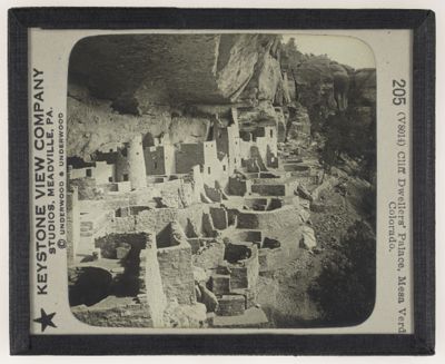 Cliff Dwellers' Palace, Mesa Verde, Colorado.