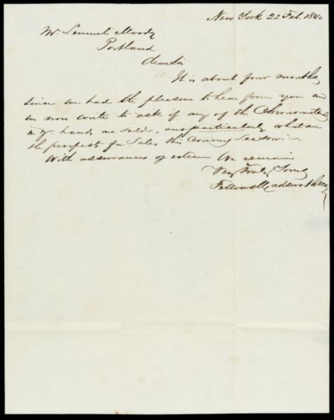 [Correspondence, 1840 - 4 letters from supply companies to Lemuel Moody]