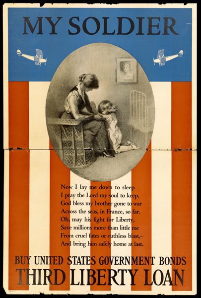 My Soldier : Buy United States Government Bonds Third Liberty Loan