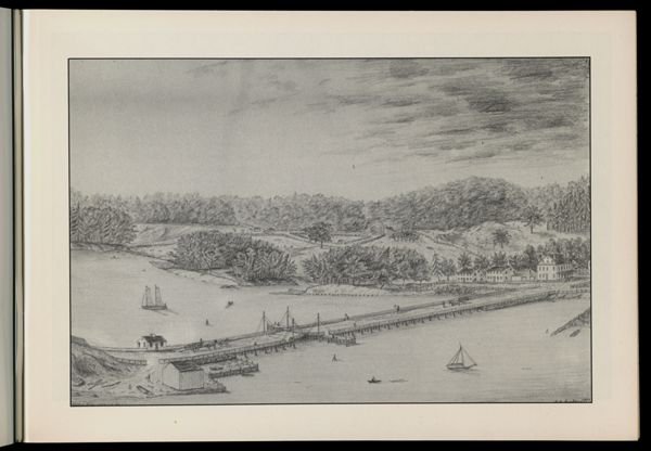 Tukey's Bridge in 1845, sketched 1897. (1)