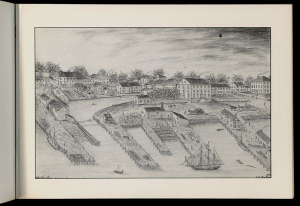 Clay Cove in 1840, sketched 1896. (10)