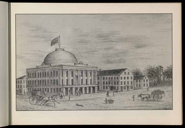 Old Exchange, corner of Middle and Exchange Sts., 1845, sketched 1898. (15)