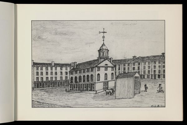 Hay Market Square in 1830, sketched 1902. (20)