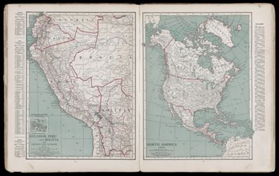 Ecuador, Peru and Bolivia and Western part of Brazil / North America